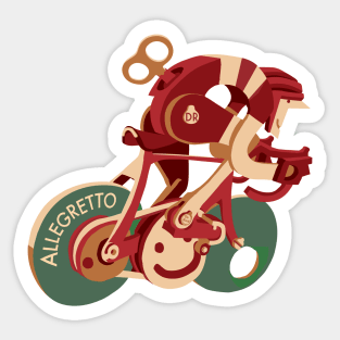 Passionate bicycle  toy Sticker